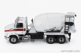 Dm-models Western star 4700 Sb Betoniera Tanker Cement Mixer Truck 3-assi 2018 1:50 Bílá