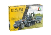 Italeri Truck Sd.kfz. 10/4 With Flak 30 And Crew Military 1945 1:35 /