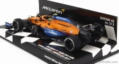 Minichamps Mclaren F1 Mcl35l Mercedes M12 Eq Power+ Team Mclaren N 4 French Gp 2021 Lando Norris 1:43 oranžová svetlo modrá