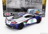 Motor-max Chevrolet Corvette C8 N 28 Racing 2020 1:24 Bílá Modrá