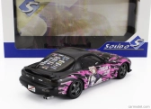 Solido Mazda Rx-7 (fd3rs) Works Itasha Club Coupe 1999 1:18 Black Fucsia