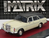 Modely v mierke Matrix Mercedes benz triedy S 280se Crayford kombi (w108) 1970 1:43 Biela