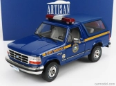 Greenlight Ford usa Bronco Xlt New York State Police Department 1996 1:18 Blue