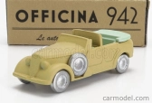Officina-942 Alfa romeo 6c 2500 cm Torpédo Cabriolet Otvorený 1942 1:76 Vojenský piesok