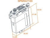 Spektrum servo A7100 8,3 kg.cm 0,078s/60° úzke MT/M