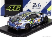 Spark-model BMW 4-series M4 Gt3 Team Wrt N 46 24h Le Mans 2024 Valentino Rossi - Maxime Martin - Ahmad Al Harthy 1:43 Modrá Bílá Černá