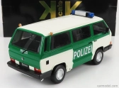 Kk-scale Volkswagen T3 Minibus Syncro Polizei 1987 1:18 Zelená Bílá