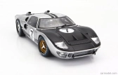 Shelby-collectibles Ford usa Gt40 Mkii 7.0l V8 Team Alan Mann Racing Ltd. N 7 24h Le Mans 1966 G.hill - B.muir 1:18 Silver Black