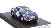 Trofeu Renault Alpine A110 1300 N 18 3rd Rally Montecarlo 1970 Jean Pierre Nicolas - Claude Roure 1:43 Blue