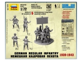Zvezda figúrky German Regular Infantry 1939 – 1943 (1:72)
