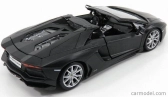 Maisto Lamborghini Aventador Lp700-4 Roadster 2013 1:24 Black Matt