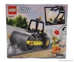 Lego Ammann Lego City - Drvič kameňa - Užitkový kompaktor - Rullo Compressore - 78 Pezzi - 78 dielikov sivo žltá