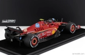 Looksmart Ferrari F1  Sf-24 Team Scuderia Ferrari N 55 3rd Monaco Gp 2024 Carlos Sainz - Con Vetrina - With Showcase 1:18 Červená Bílá Žlutá