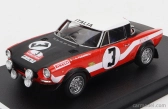 Trofeu Fiat 124 Abarth (night Version) N 3 Rally Of Poland 1973 A.paganelli - N.russo 1:43 Červená Černá Bílá