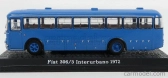 Edicola Fiat 306/3 Autobus Interurbano 1972 - Damage Display Box 1:72 Modrá Světle Modrá