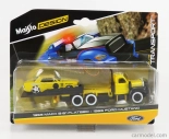 Maisto Mack B-61 Ramp Truck With Ford Usa Mustang 1965 1:64 žltá