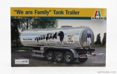 Italeri Trailer Tank Trailer For Truck - We Are Familiy - Trasporto Latte 1:24 /