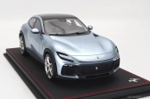 Bbr-models Ferrari Purosangue Suv 2022 - Con Vetrina - S vitrínou 1:18 Grigio Alloy - Blue Grey Met
