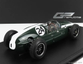 Gp-replika Cooper F1 T51 Climax Team Cooper Car Company N 24 Winner Monaco Gp Jack Brabham 1959 World Champion - Con Vetrina - s vitrínou 1:18 Green White