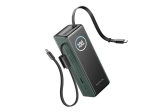 EcoFlow RAPID Power Banka (25000mAh,170W) 2x100W vestavěný USB-C kabel - zelená