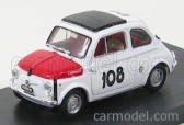 Brumm Fiat 500 595 Abarth N 108 1:43, bílá