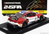 Spark-model Porsche 911 992 Gt3 R Team Grove Racing N 23 24h Spa 2023 S.grove - B.grove - A.de Pasquale - E.bamber 1:43 Červená Biela