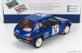 Solido Peugeot 205 N 24 Rally Tour De Corse 1990 R.bourcier - B.frangin 1:18 Modrá