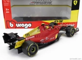 Bburago Ferrari F1-75 Scuderia Ferrari N 55 2022 Carlos Sainz 1:18, červená
