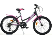 DINO Bikes - Detský bicykel 20" Aurelia black/pink
