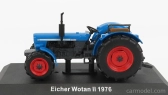 Edicola Eicher Wotan Ii Tractor 1976 - Con Vetrina - S vitrínou 1:43 Modrá červená