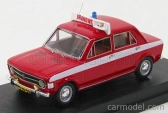 Rio-models Fiat 128 4 Porte Dutch Firemen - Fire Engine - Vigili Del Fuoco 1:43 Red