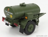 Edicola Trailer Rimorchio Tanker 2000 litrov 1:43 Vojenská zelená