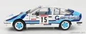 Solido Alfa romeo Alfetta Gtv6 N 15 Rally Des Garrigues 1986 C.rigollet - M.bathelot 1:18 Biela 2 tóny Modrá