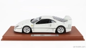 Bbr-models Ferrari F40 1987 - Con Vetrina - With Showcase 1:18 Bianco Avus - Bílá
