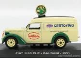 Edicola Fiat 1100 Elr Van Galbani Certosino Deposito Di Milano 1951 1:43 Cream Green