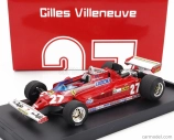 Brumm Ferrari F1  126ck Turbo N 27 Italy Gp 1981 Gilles Villeneuve 1:43 Red