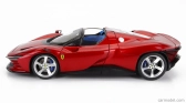 Bburago Ferrari Daytona Sp3 Spider Open Roof 2022 1:18 Rosso Magma – matná červená