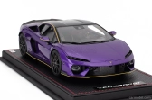 Mr-models Lamborghini Temerario Alleggerita Package 2024 - Con Vetrina - With Showcase 1:18 Viola Pasifae - Fialová