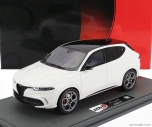 Bbr-models Alfa romeo Tonale Tributo Black Roof 2023 - Con Vetrina - S vitrínou 1:18 Bianco Alfa - White Black