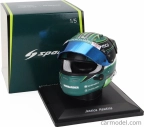 Spark-model Bell helmet F1  Casco Helmet Aston Martin Amr23 Team Aramco Cognizant N 0 F1 Test 2023 Jessica Hawkins 1:5 Zelená