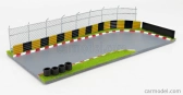 American diorama Accessories Diorama Gulf Race Track 1:64 Světle Modrá Oranžová