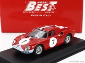 Best-model Ferrari 250lm 3.3l V12 N 7 Winner 12h Reims 1964 Graham Hill - Joachim Bonnier 1:43 Červená Modrá