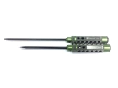  Skrutkovače – ploché – ALU verzia SÚPRAVA: 3,0 & 5,0 mm, 2 ks (HSS typ)