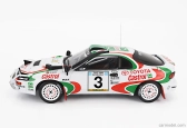 Ixo-models Toyota Celica Gt4 Turbo 4wd St185 Team Castrol N 3 3rd Rally Safari 1993 Ian Duncan - Ian Munro 1:18 Biela červená zelená