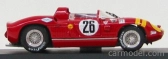 Umelecký model Ferrari 330p N 26 Sebring 1965 Grossman - Hudson 1:43 Red