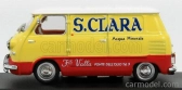 Edicola Fiat 600 Furgone Van Santa Clara 1962 1:43 žltá červená biela