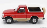 Greenlight Ford usa Bronco 1994 - Eddie Bauer Edition 1:18 Červená Zlatá Bílá