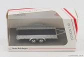 Schuco Accessories Carrello Trasporto Auto 2-assi - Car Transporter Trailer - Car Not Included 1:64 Stříbrná Černá