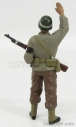 American diorama Figures Soldato Poliziotto Militare Con Fucile - Miltary Police Soldier I With Rifle Gun 1:18 Zelená Hnědá
