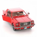 Oceľová stavebnica Ford 1965 Mustang, červená